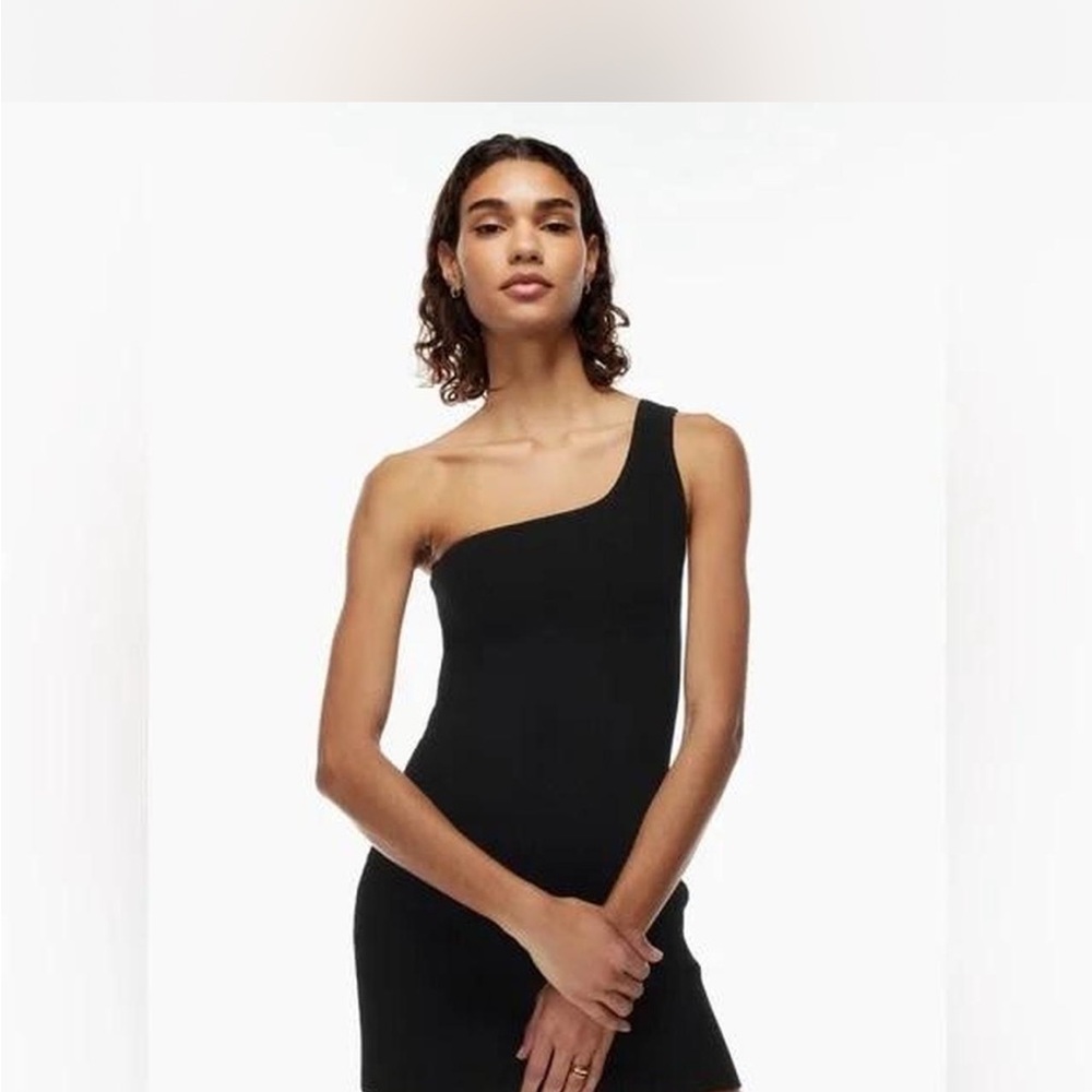 ARITZIA BABATON ONE SHOULDER MINI DRESS